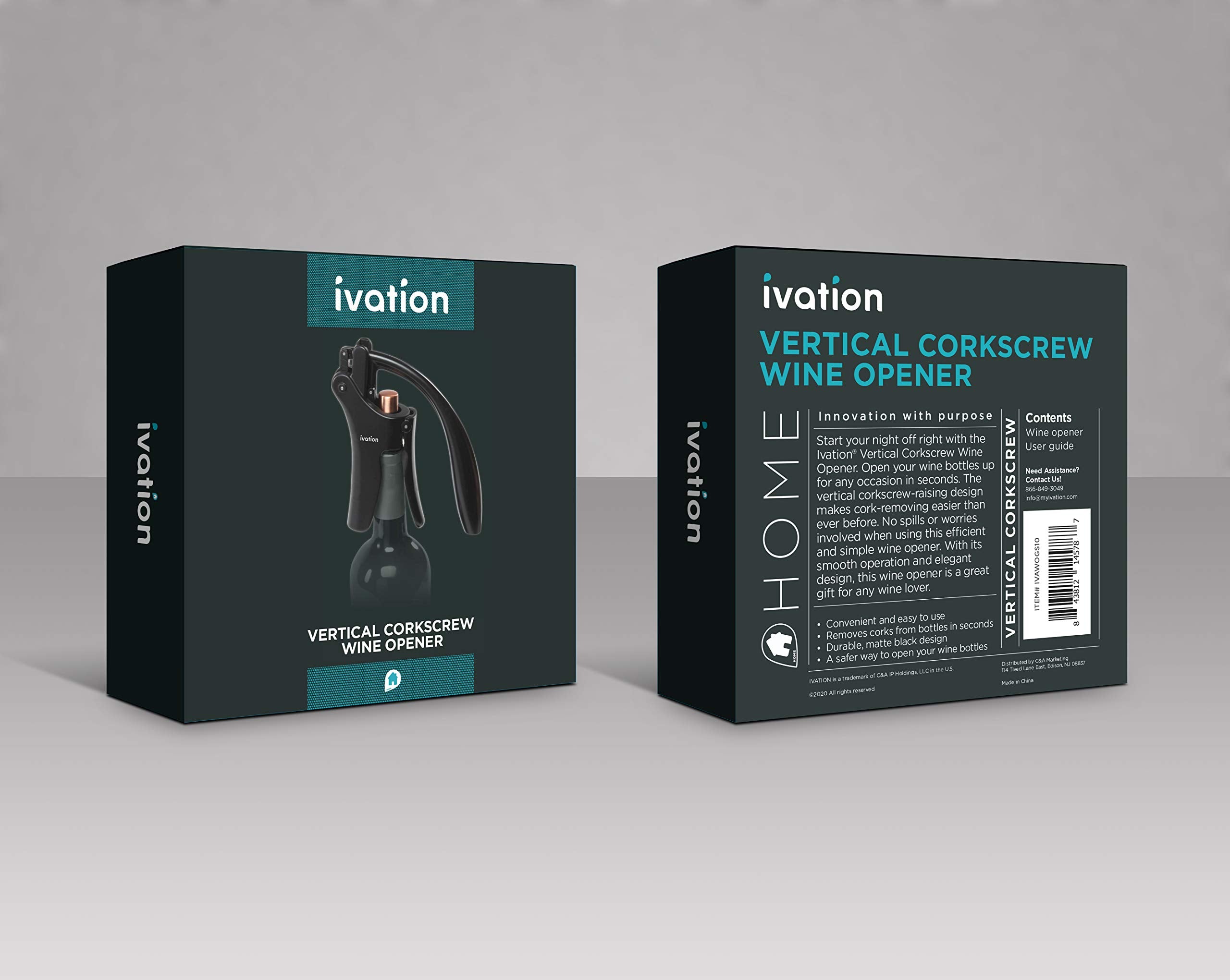 Ivation comparaison taille avec une main pour visualiser l'échelle pratique