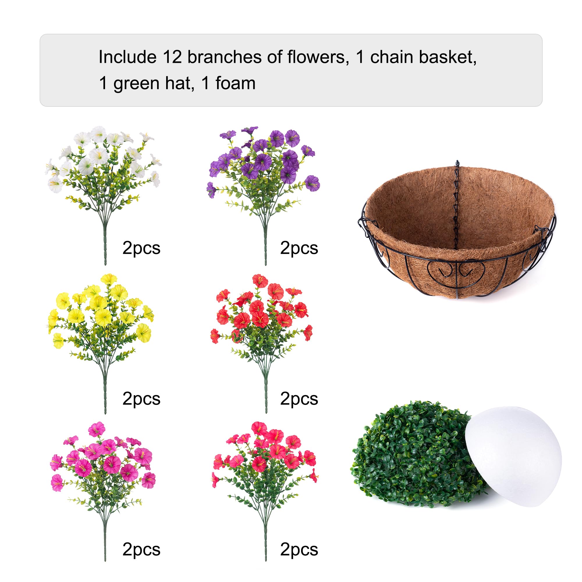 Ivydale mousse et chapeau vert pour fixation facile et support discret
