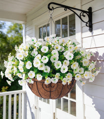 Ivydale panier suspendu visible de face, illumine le balcon