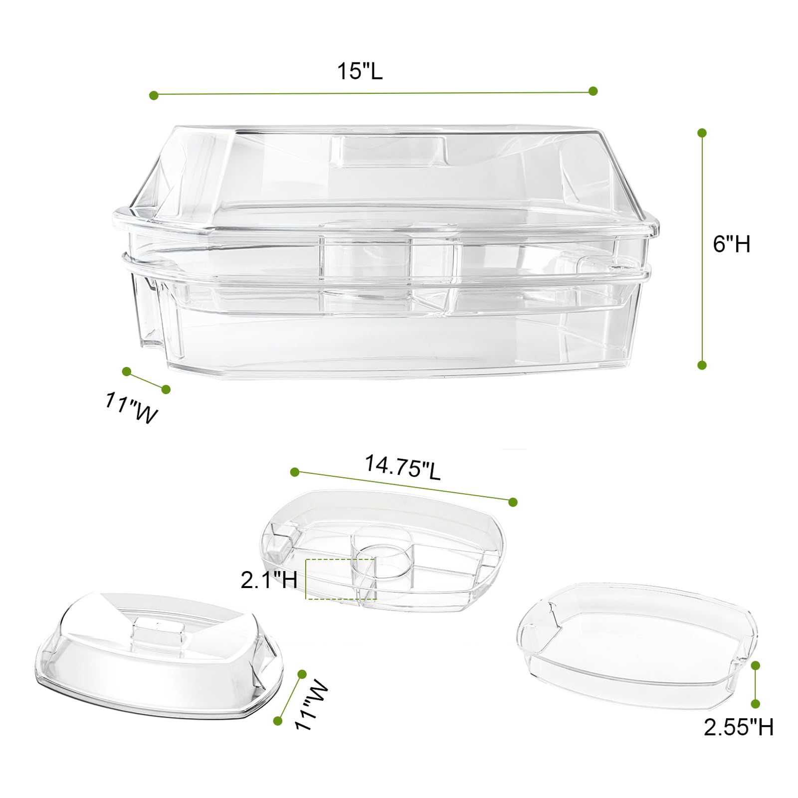 IVYHOME texture plastique robuste incassable pour durabilité