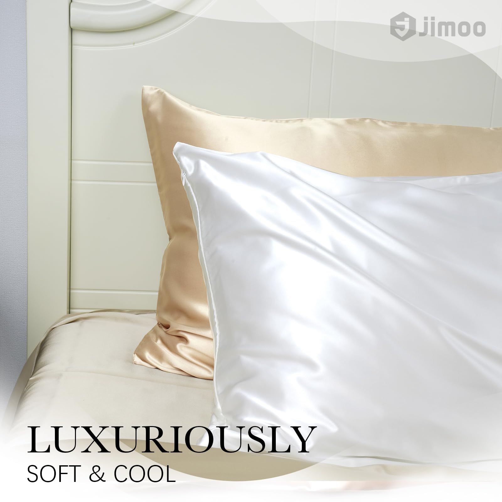 J JIMOO comparaison taille king 51×91 cm adaptés grands oreillers