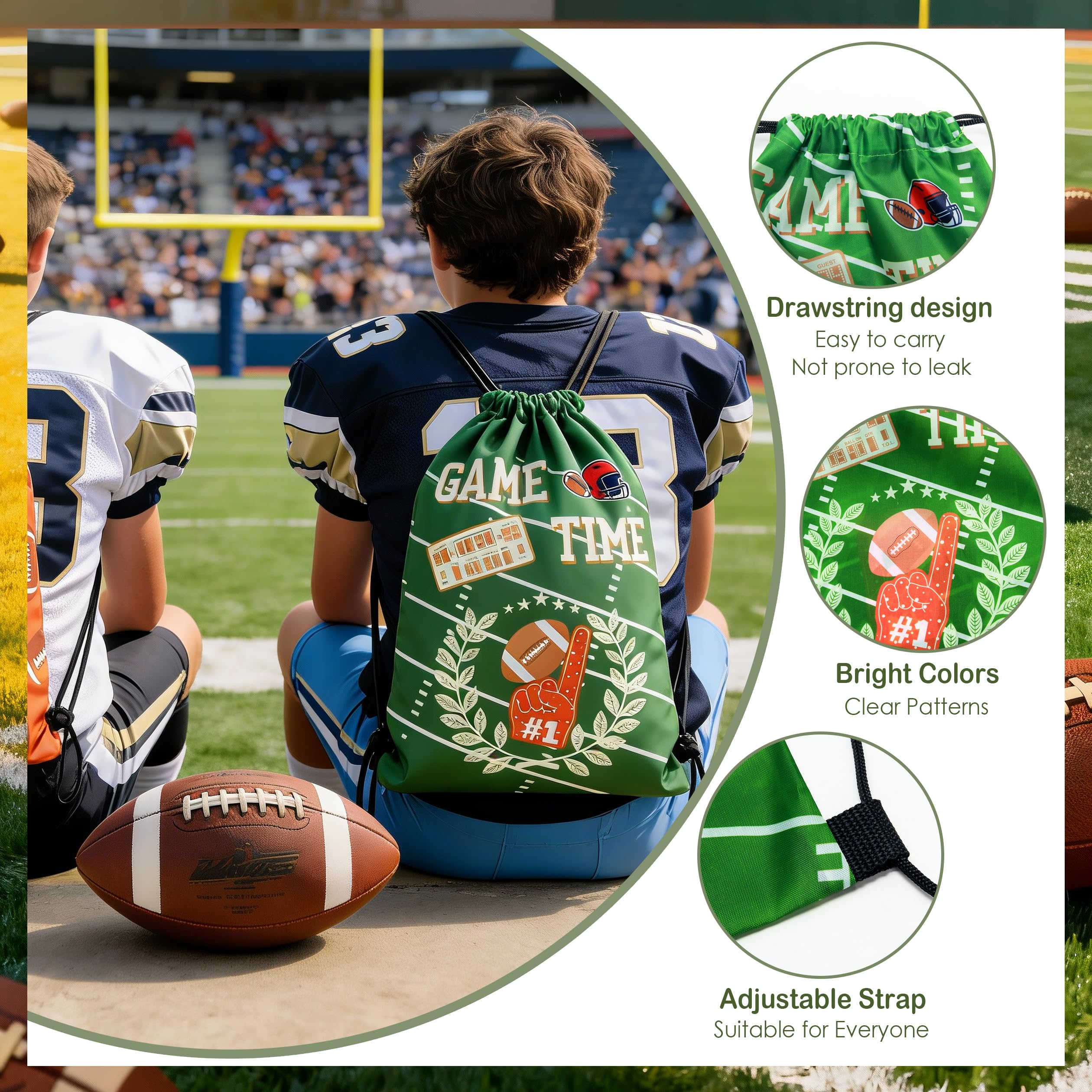 J6&H6 pailles football dans gobelet pour boissons festives