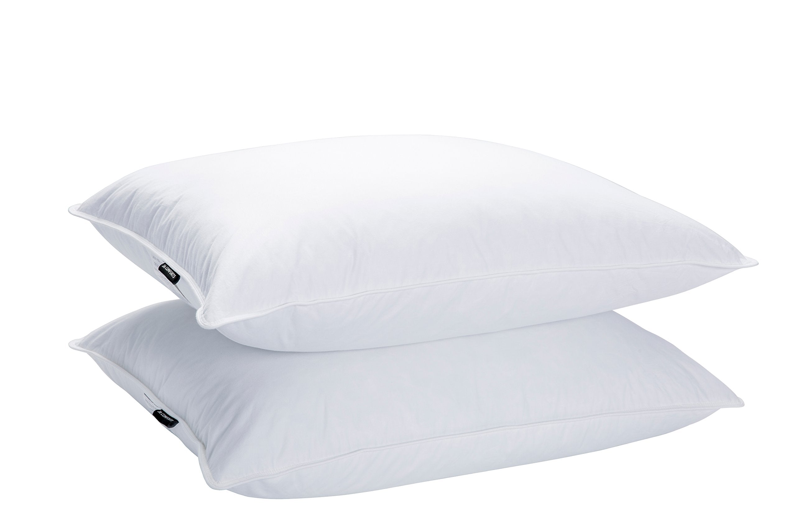 JA COMFORTS détail de la housse 100% coton 600 TC offrant douceur et respirabilité