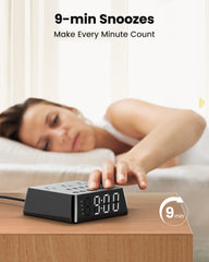 JACKYLED détail du bouton snooze/dimmer pour réveils progressifs pratiques