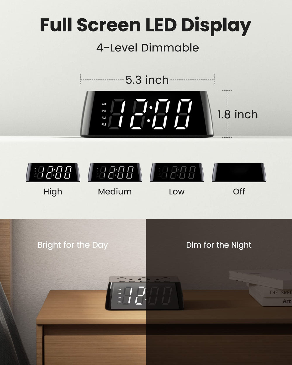 JACKYLED quatre ports USB et trois prises AC pour recharger plusieurs appareils