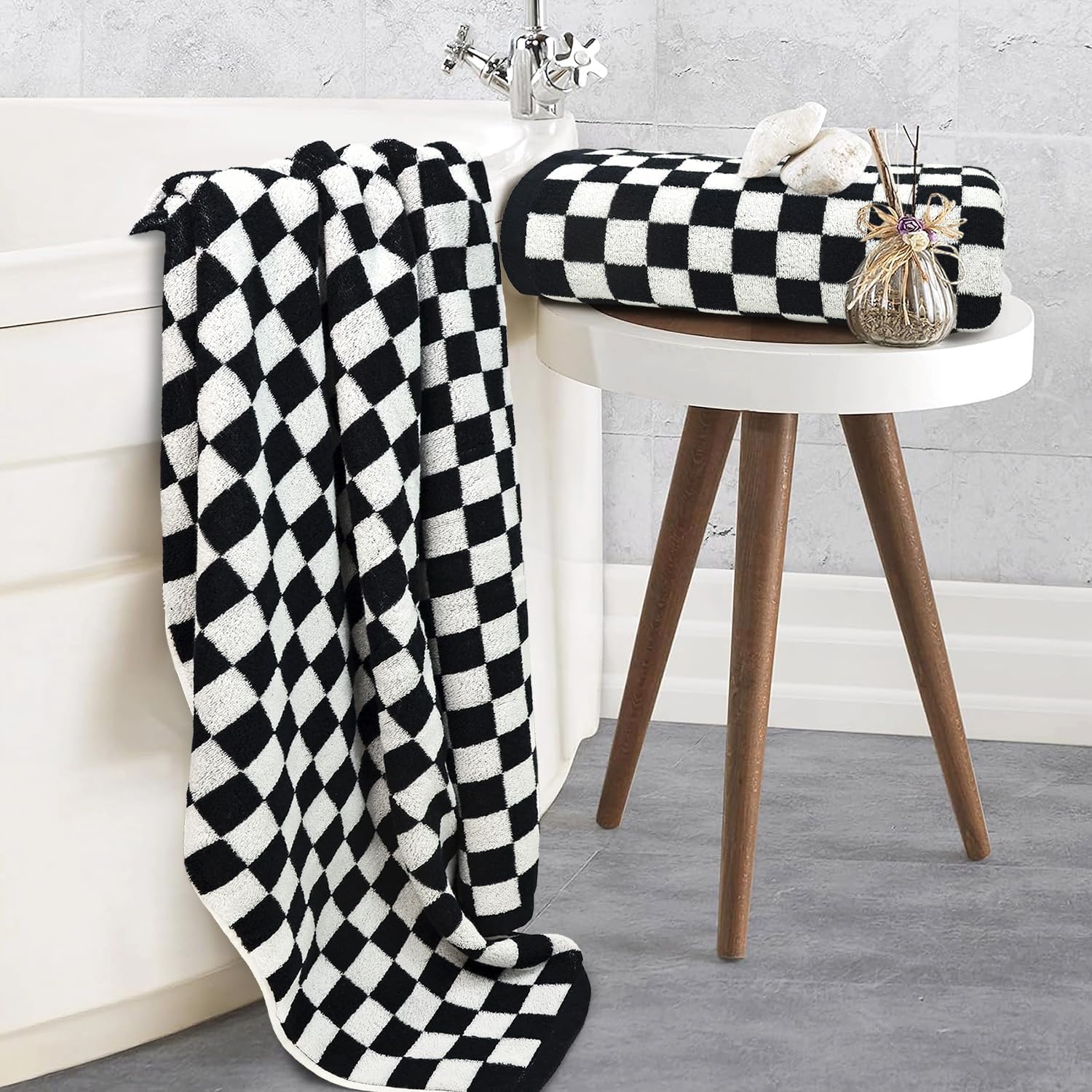 Jacquotha lot de 2 serviettes pliées, gain de place et présentation élégante