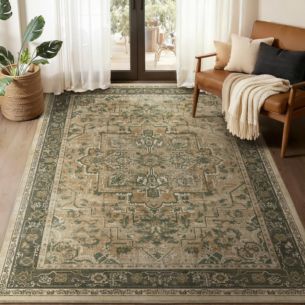 jainmy tapis face avant montrant motif vintage et apaisant