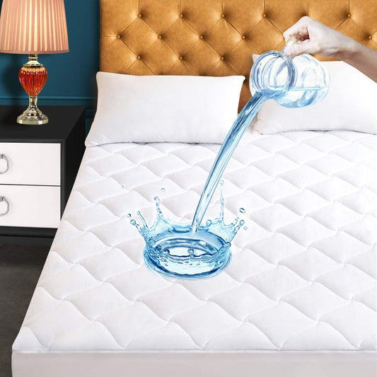 JamRest face avant du protège-matelas montrant l'ajustement parfait