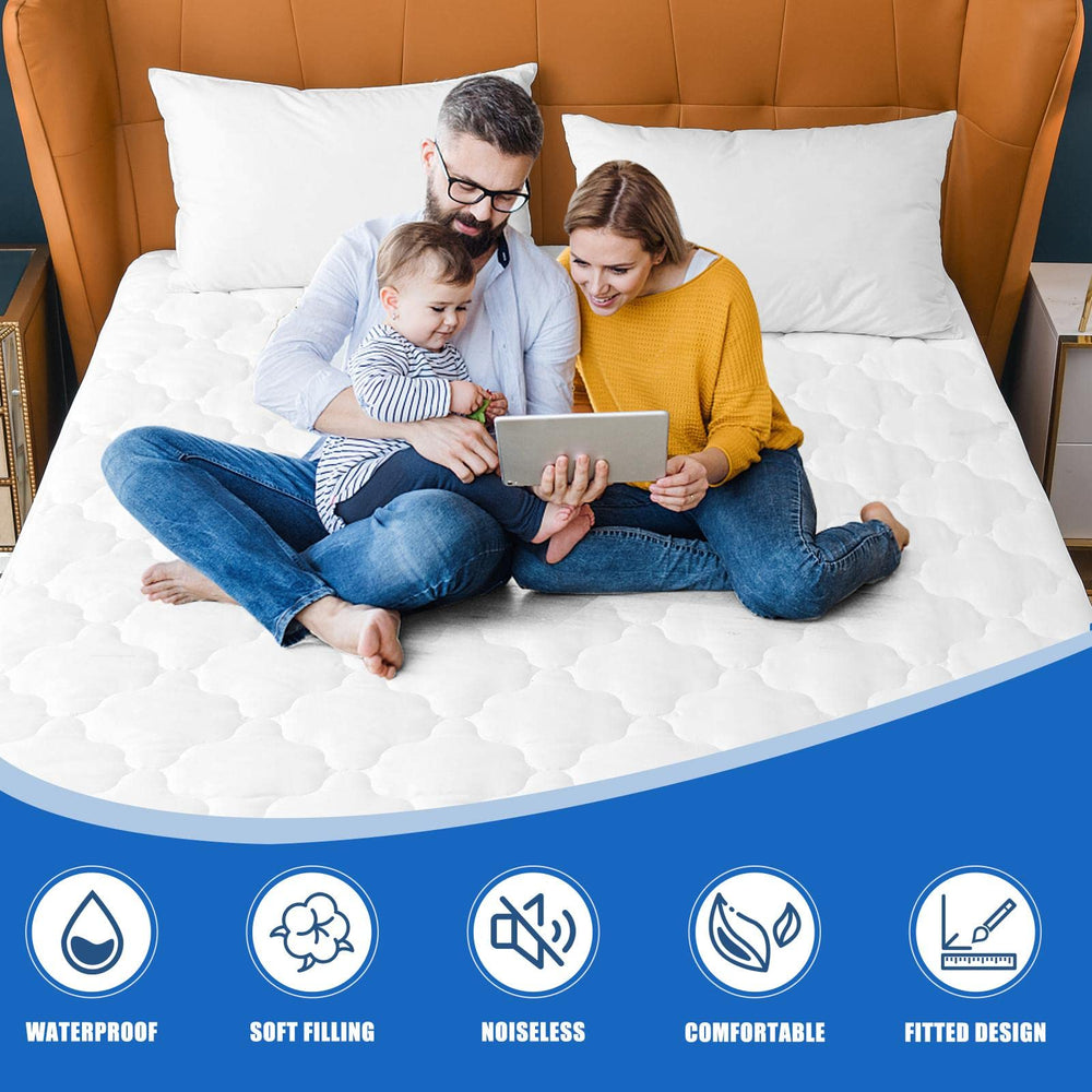 JamRest protège-matelas en situation sur lit, sommeil sans souci