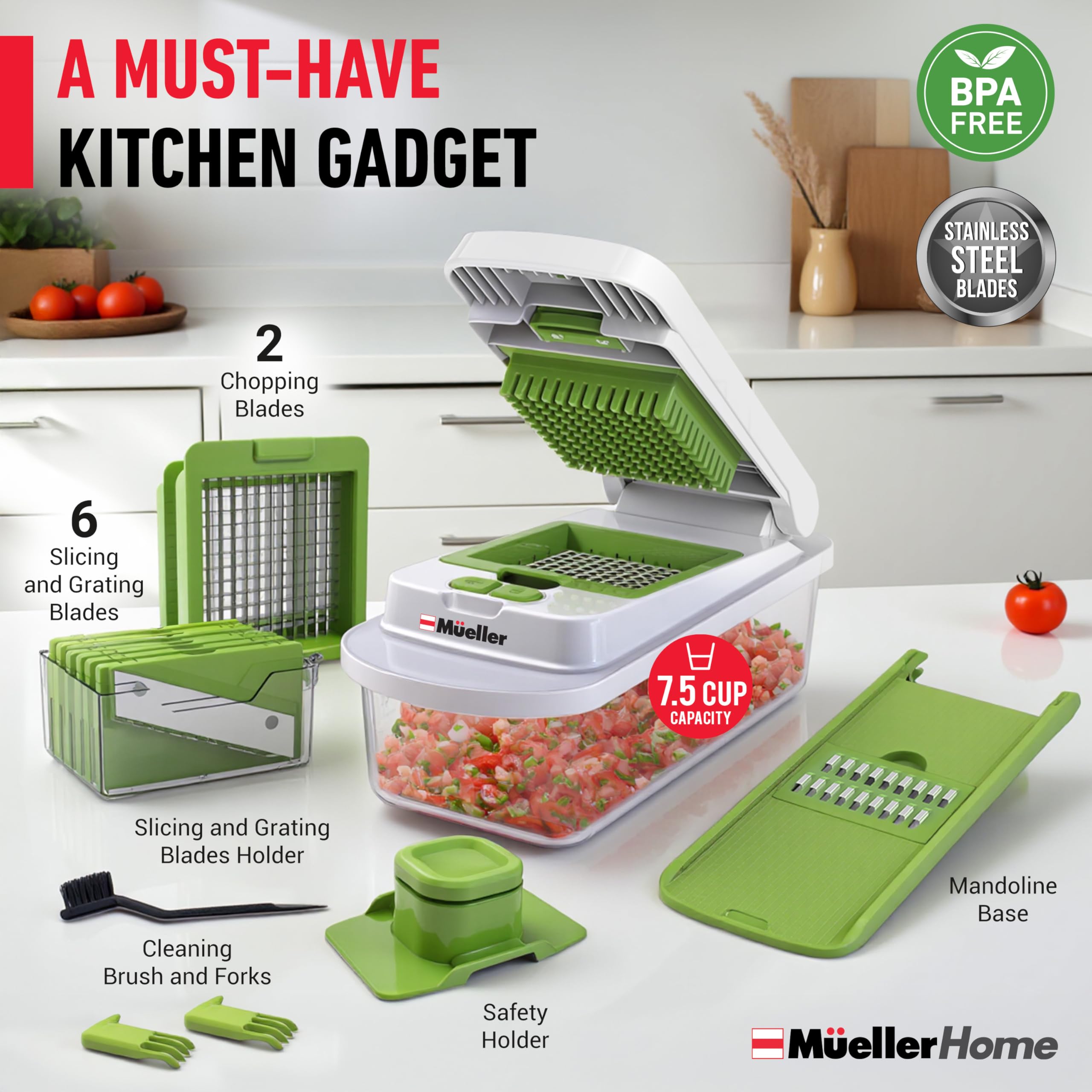 JANSKA MUELLER HOME lames et accessoires démontés, rangement organisé et sûr