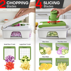 JANSKA MUELLER HOME spiralizer en action pour pâtes végétales colorées