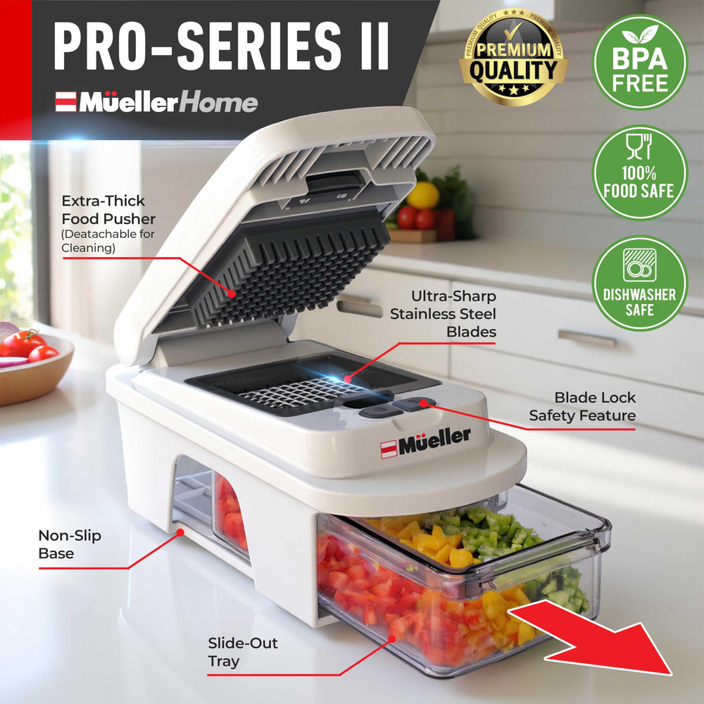 JANSKA Mueller Pro-Series gros plan sur lames inox pour coupes nettes