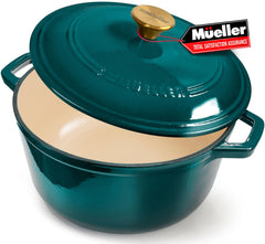 JANSKA cocotte MUELLERHOME face avant émeraude pour service élégant