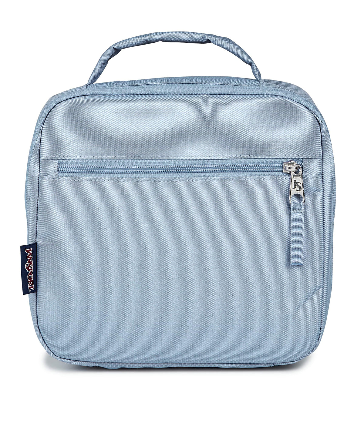 JanSport sac Lunch Break face avant montrant fermeture angulaire et design compact