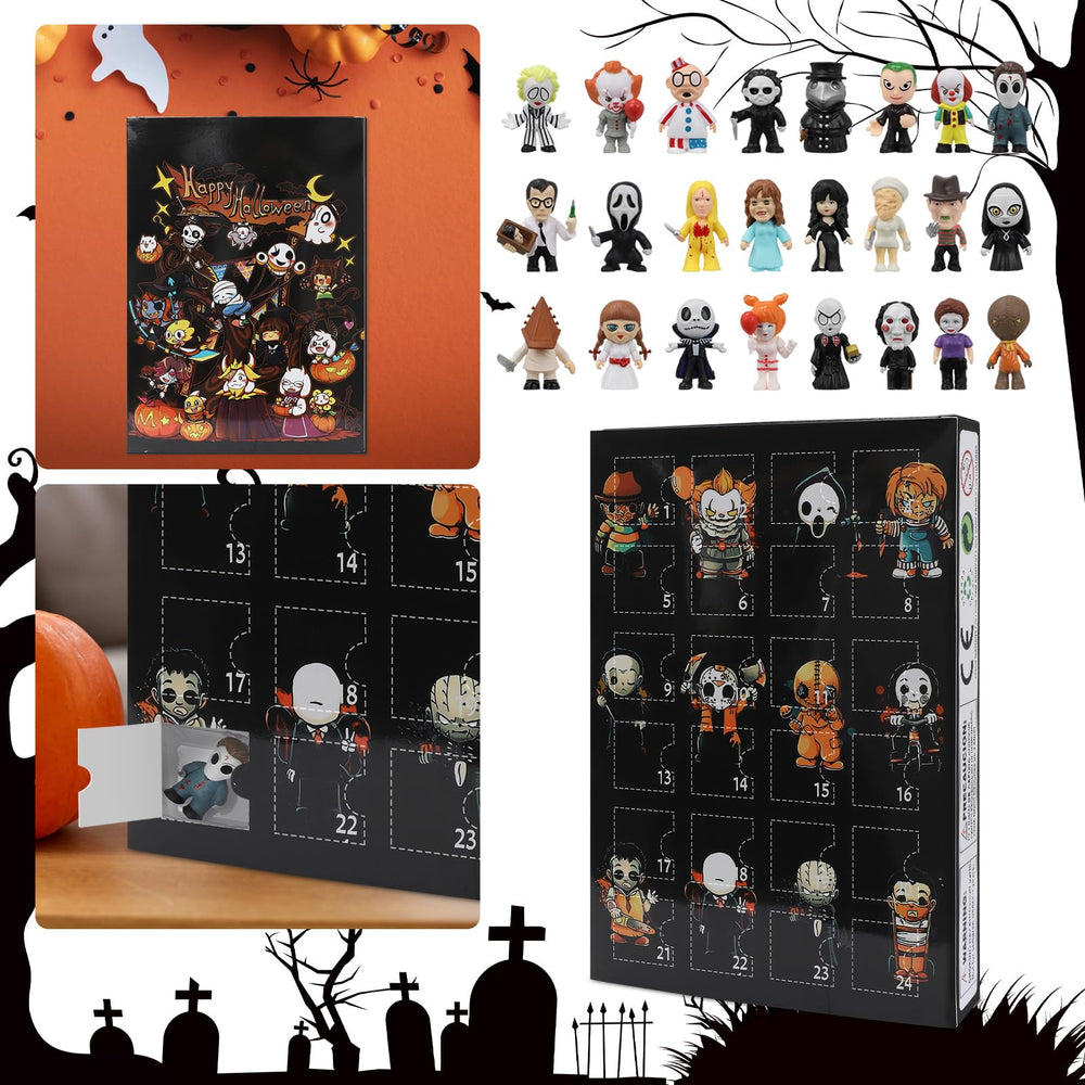 Janxyv ensemble de figurines exposées pour décoration d'Halloween
