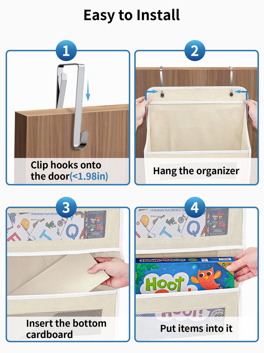 JARLINK comparaison taille montrant proportion sur porte standard
