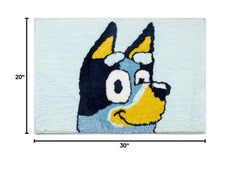 Jay Franco Bluey tapis placé devant une baignoire pour sécurité et style enfantin