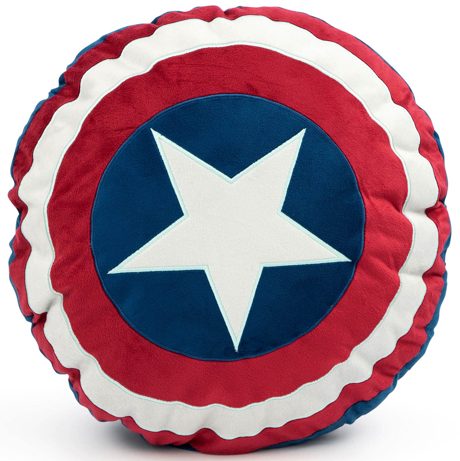 Jay Franco coussin bouclier Captain America face avant couleur vive et déco