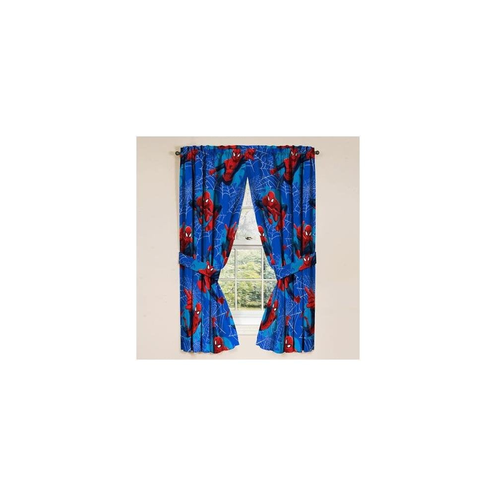 Jay Franco Marvel Spider-Man rideau face avant montrant le motif, parfait pour chambre d'enfant
