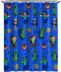Jay Franco gros plan impression Minecraft, montre couleurs nettes et durables