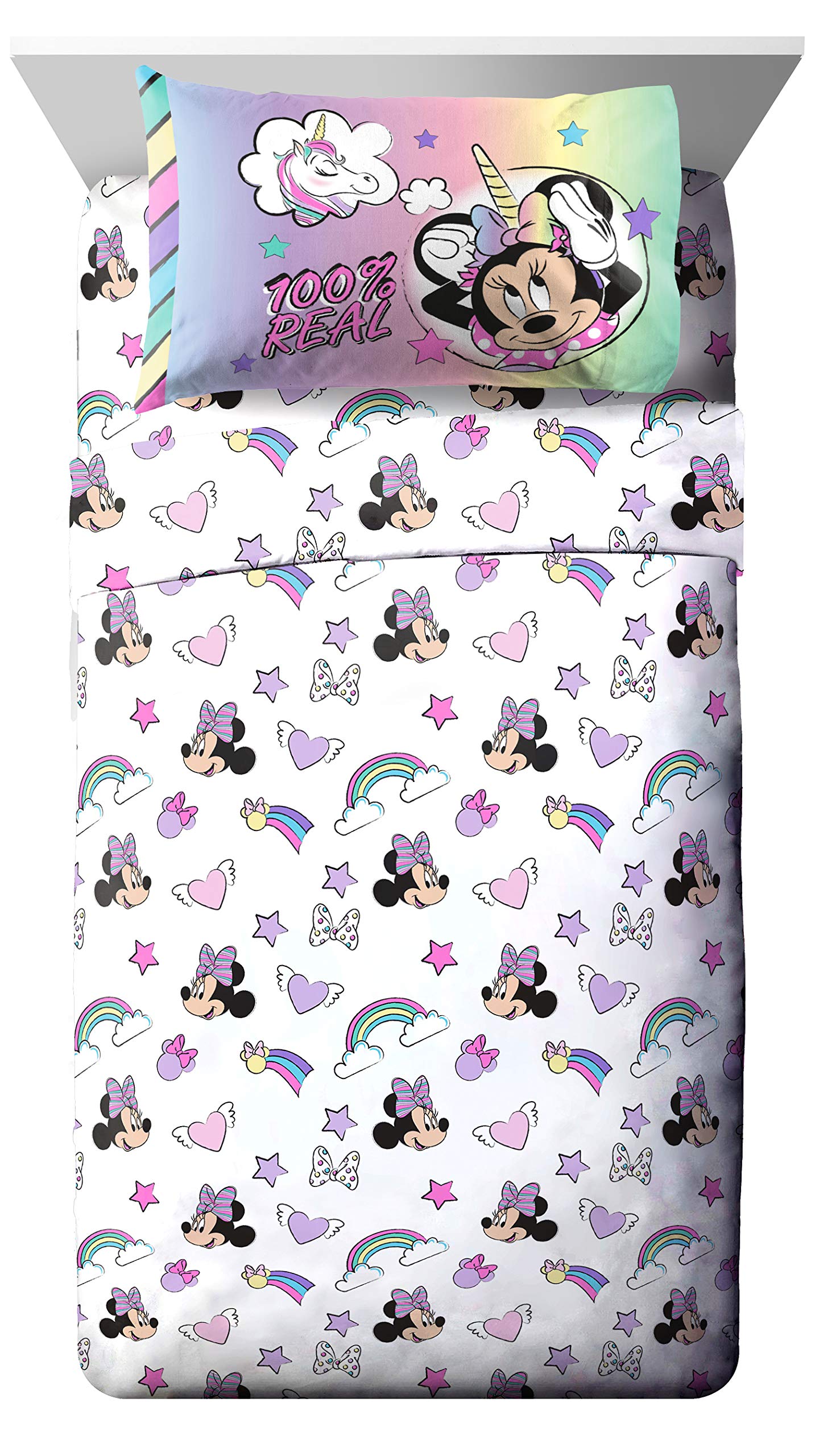 Jay Franco Minnie texture microfibre illustrant douceur et toucher agréable au coucher