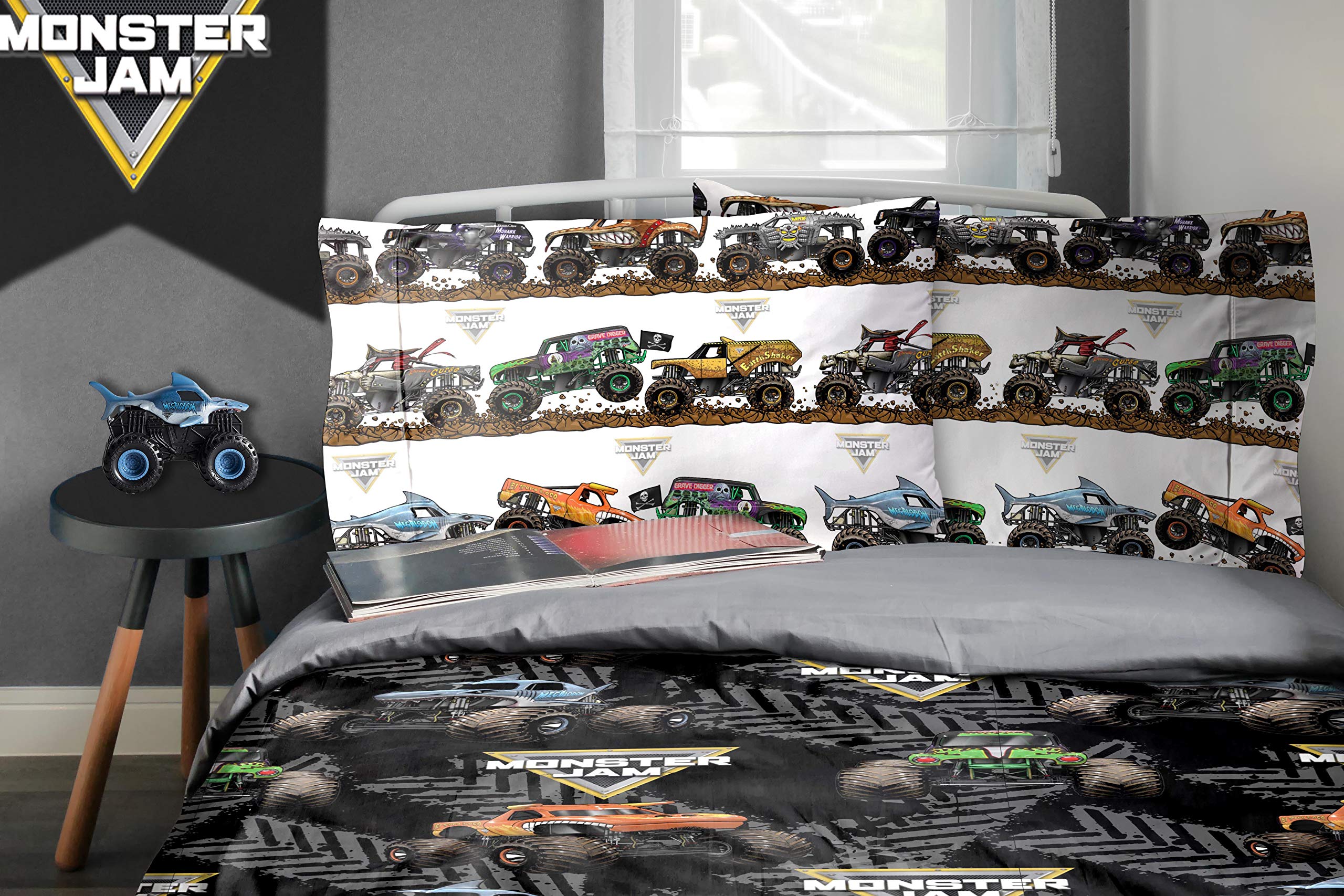Jay Franco étiquette officielle Monster Jam attestant d'un produit sous licence