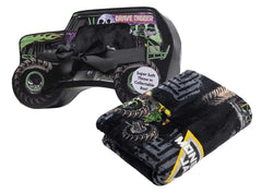Jay Franco plaid face avant avec motif Monster Jam pour déco et confort