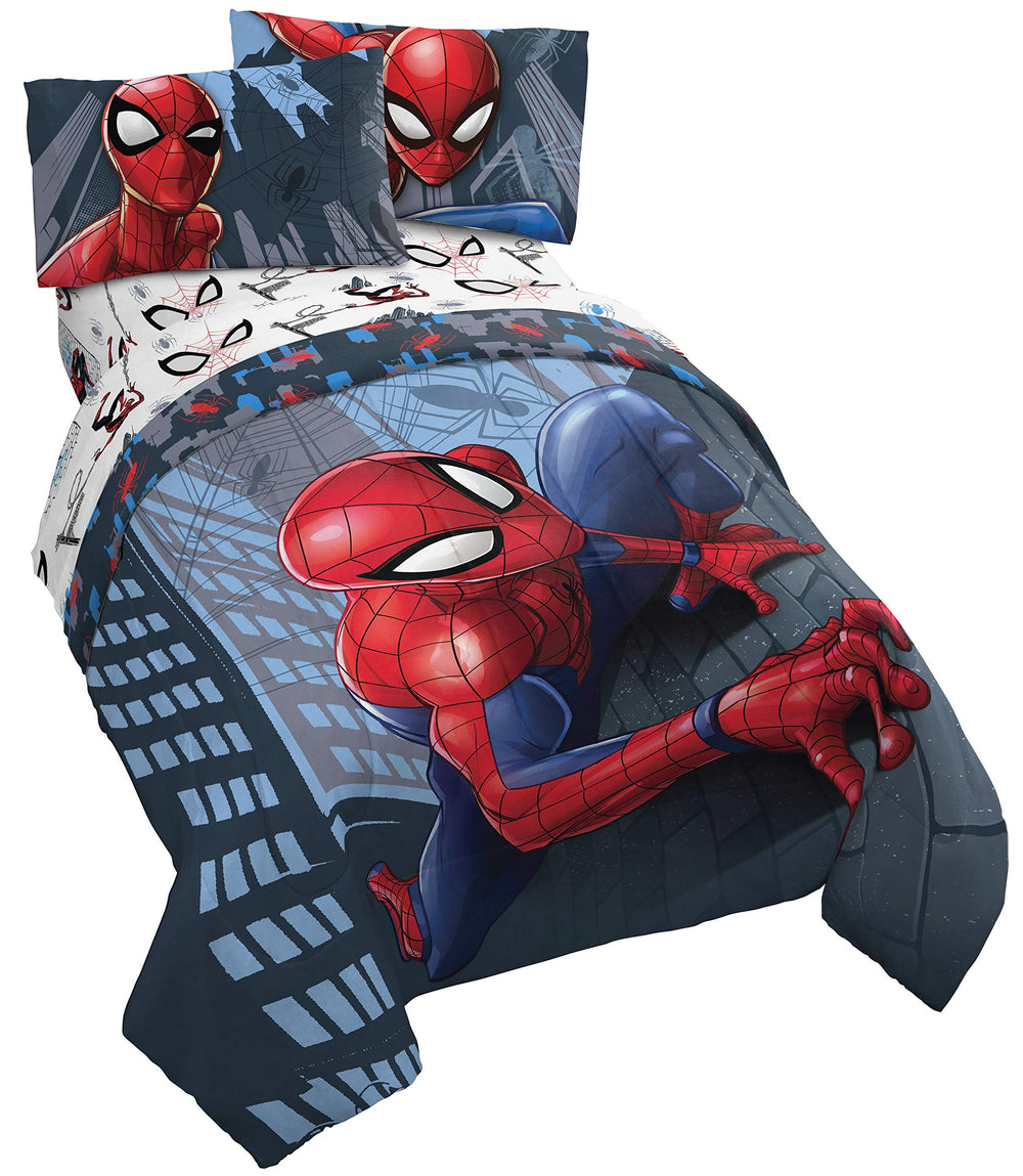 Jay Franco couette Spiderman face avant, motif officiel Marvel et look attractif