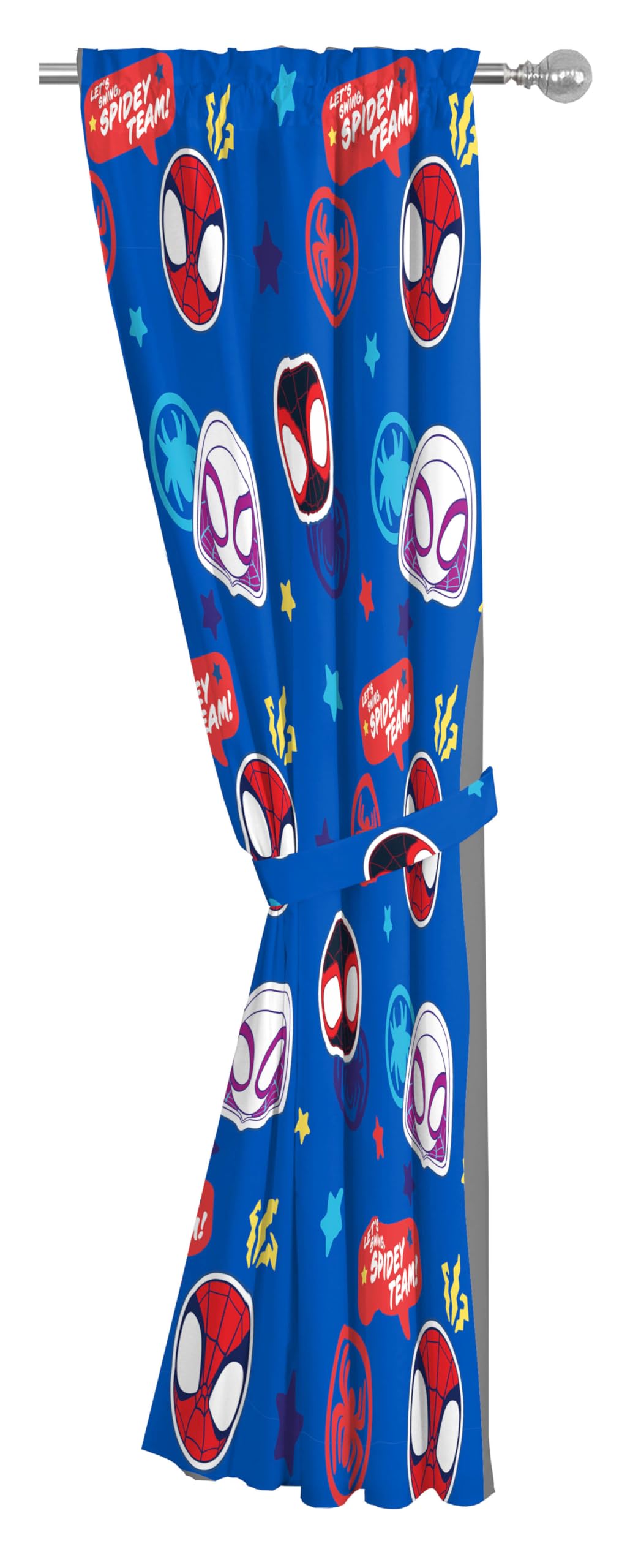 Jay Franco Spidey poche pour tringle prête à installer facilement