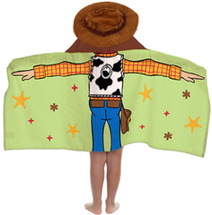 Serviette Jay Franco Woody vue de face montrant le motif et confort
