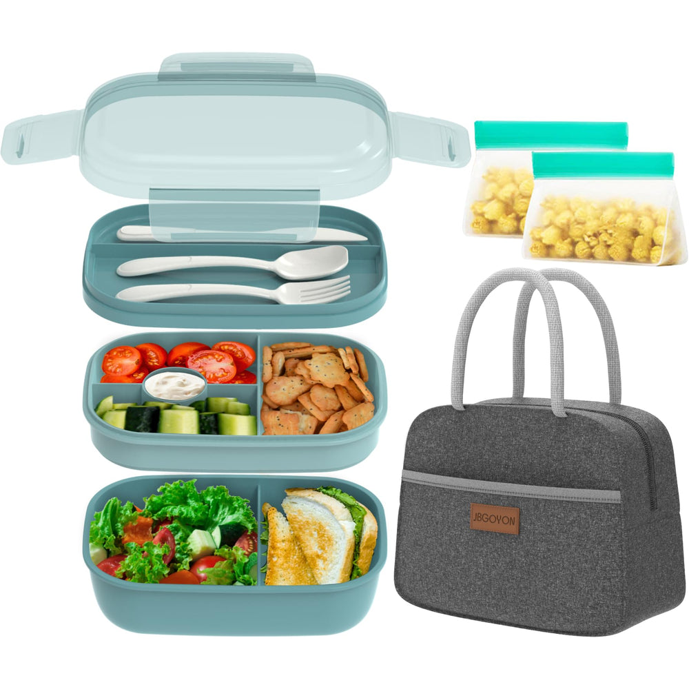 JBGOYON boîte bento vue de face montrant compartiments et organisation pratique