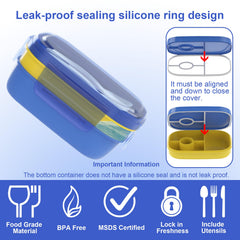JBGOYON sac isotherme bleu au design extérieur, transport facile et isolant
