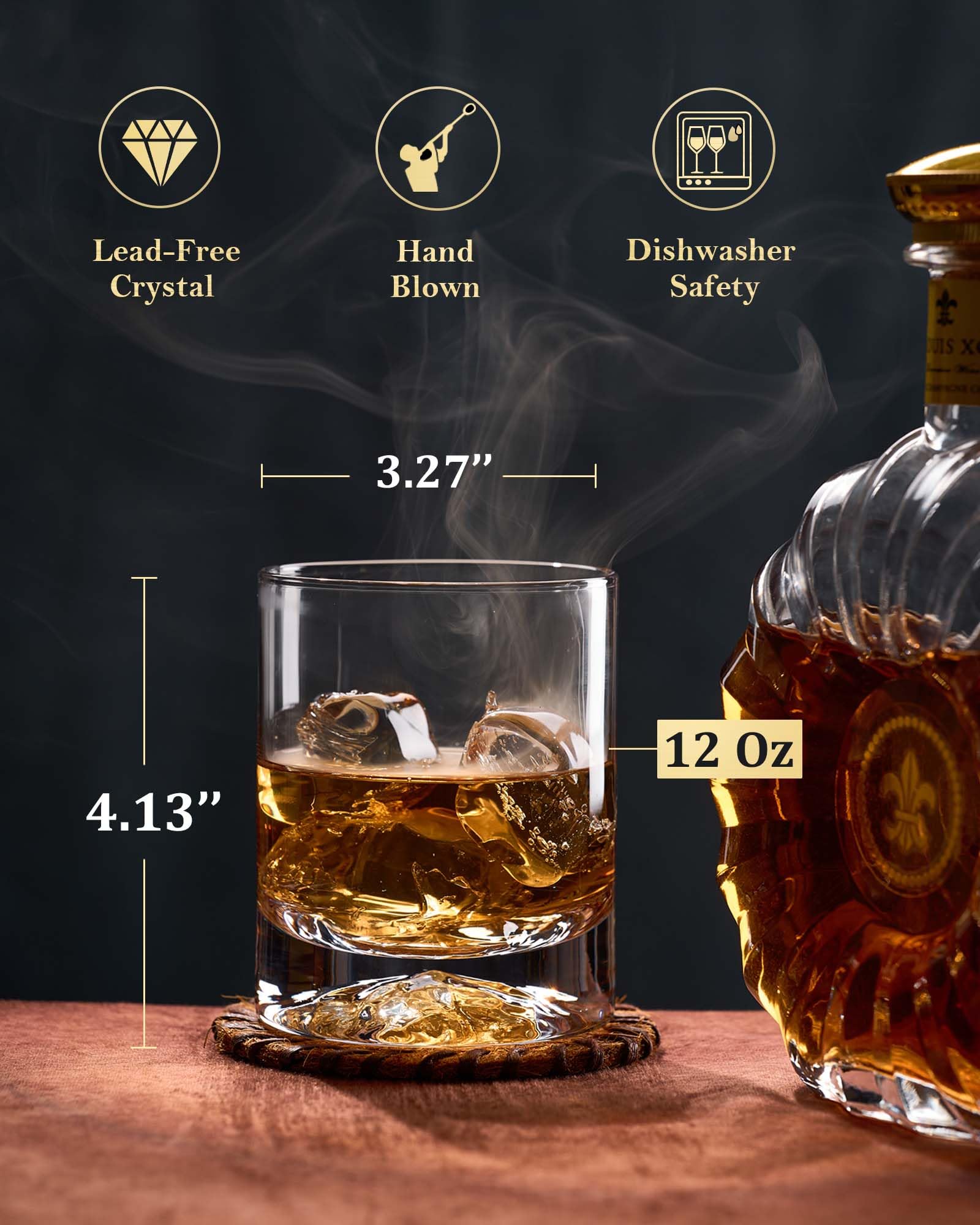 JBHO verre en usage sur un bar montrant atmosphère conviviale et élégante