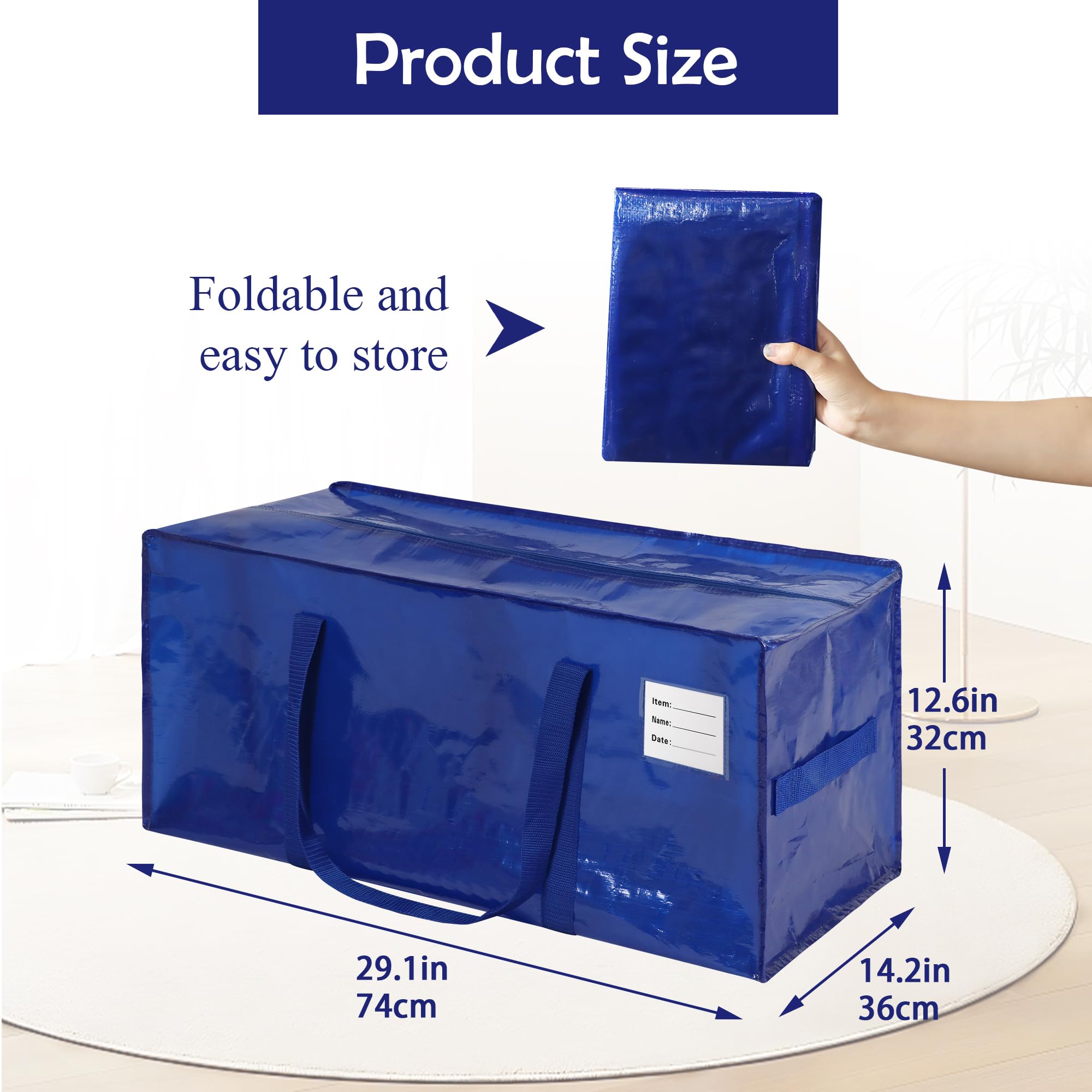 JCBZAMZ gros plan tissu PP imperméable montrant durabilité