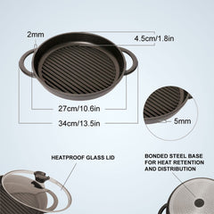 Jean-Patrique texture antiadhésive montrant surface lisse et cuisson sans matière grasse