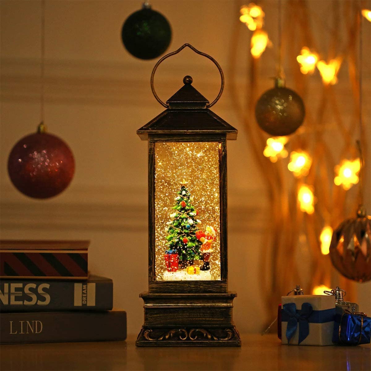 JEDAWN éclairage LED doux allumé, lumière festive apaisante