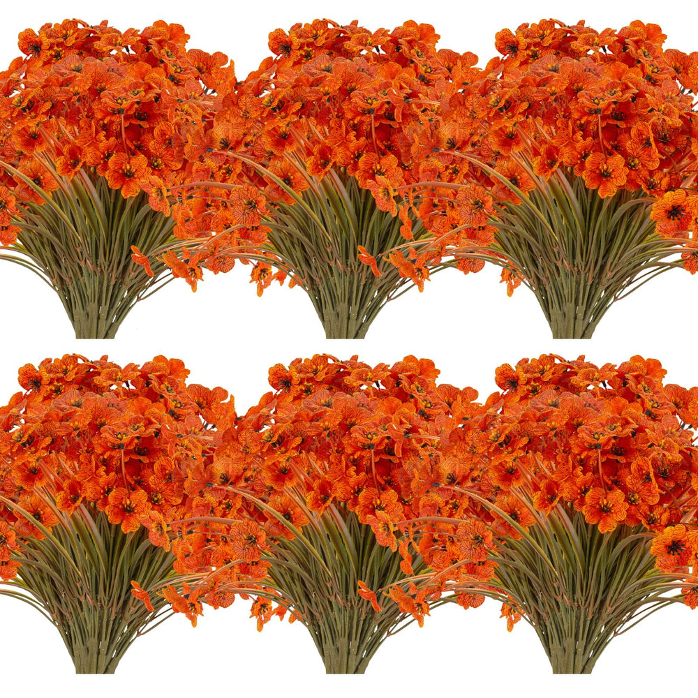 JEMONG vue avant du lot de 20 bouquets pour décoration automnale durable