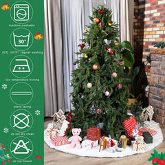 Jenaai jupon en usage entouré de cadeaux créant ambiance chaleureuse