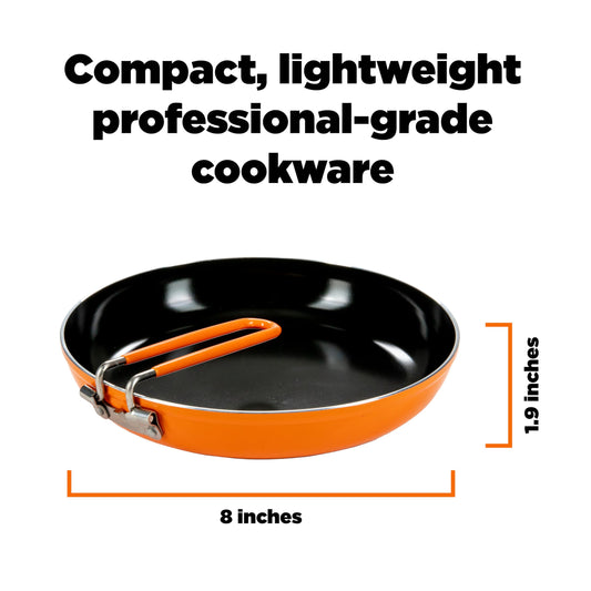 Jetboil poêle profil montrant surface chauffante uniforme bénéfice cuisson