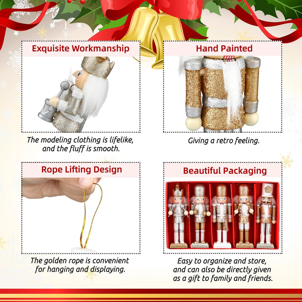 Jetec casse-noisette suspendu au sapin apporte élégance et couleur
