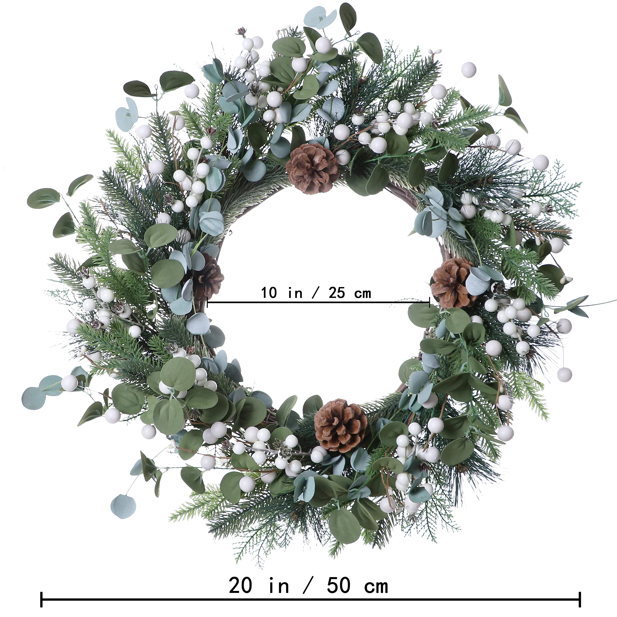J'FLORU gros plan sur baies et pommes de pin montre réalisme décoratif