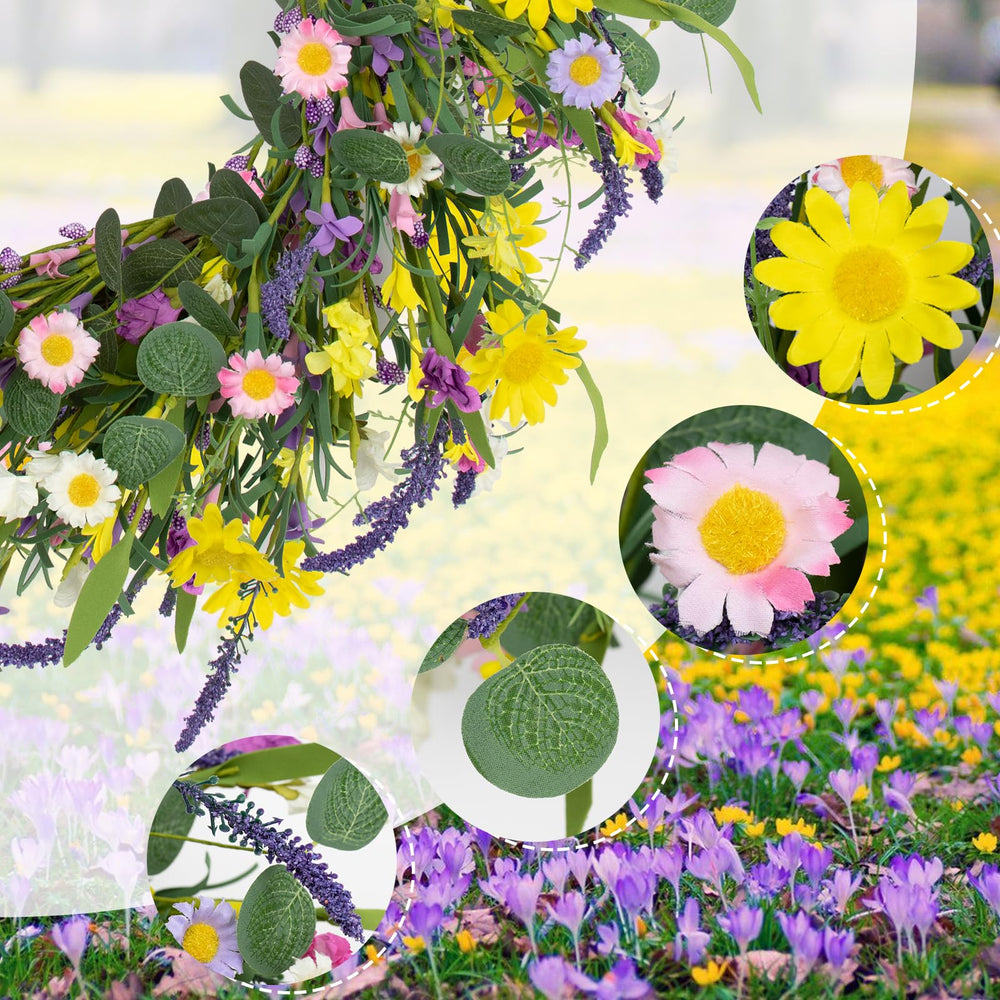 J'FLORU gros plan base en vigne et assemblage artisanal garantissant tenue des fleurs