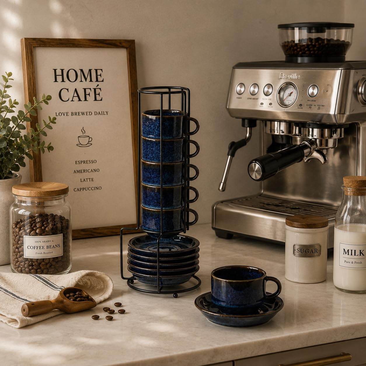 JIEMEI HOME contenu du coffret ouvert, vue d'ensemble produit