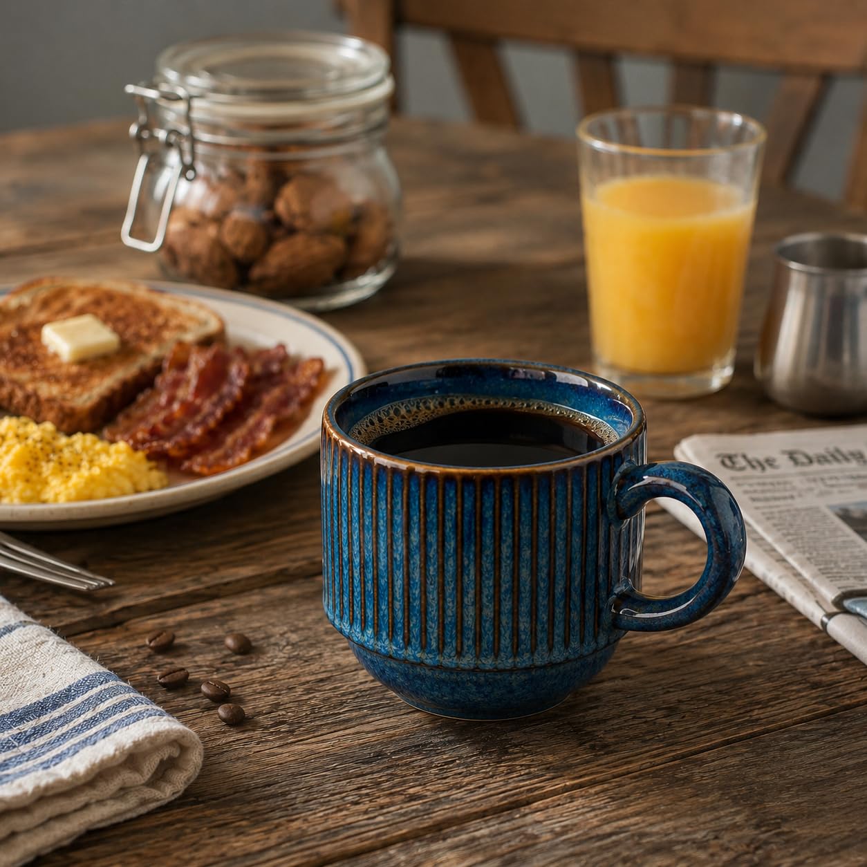 JH JIEMEI HOME tasses sur table petit-déjeuner, parfait pour recevoir