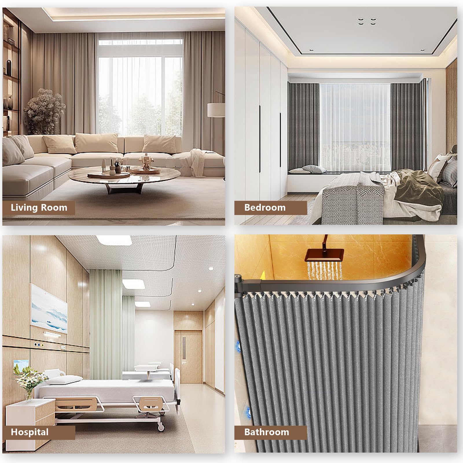 JIHXYER installation en salle de bain démontrant usage résistant à l’humidité