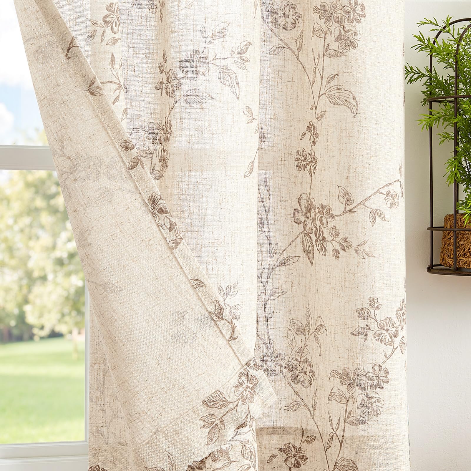 jinchan détails motif floral feuilles pour charme naturel
