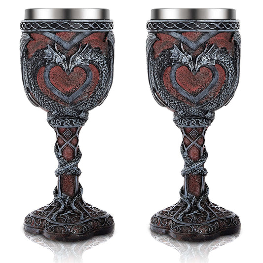 Jinei coupe face avant montrant le motif dragon et apportant un accent gothique