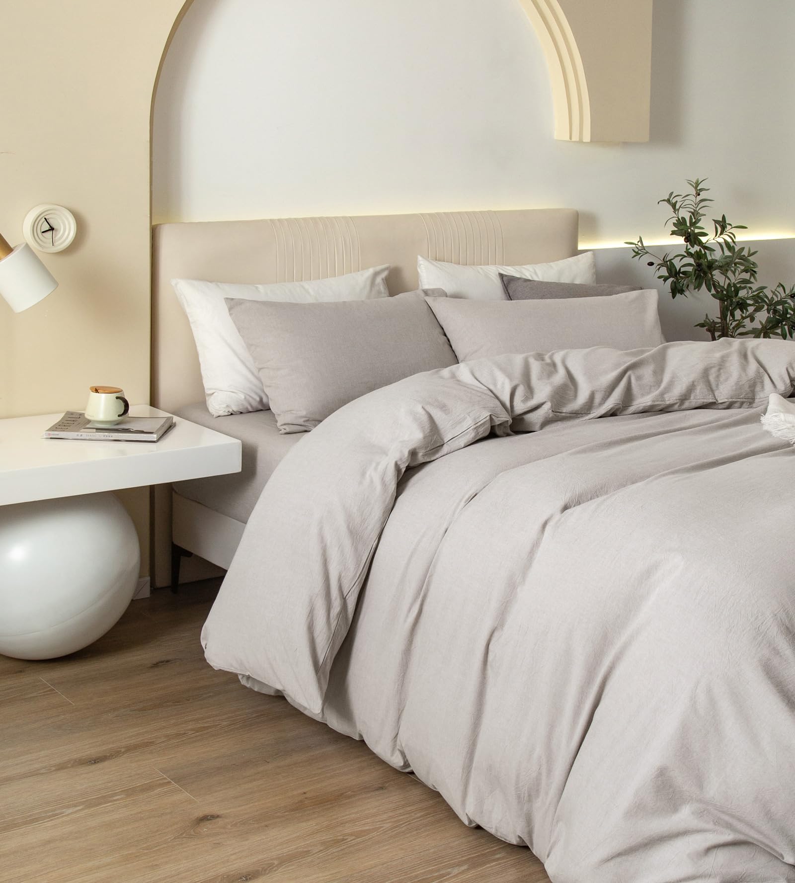 JIYUAN comparaison d'échelle montrant dimensions Queen pour un lit standard