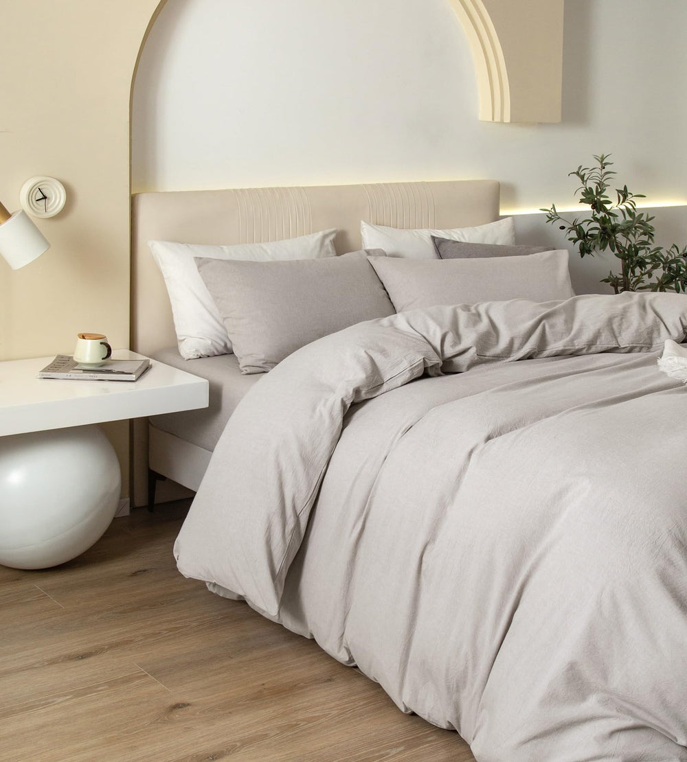 JIYUAN comparaison d'échelle montrant dimensions Queen pour un lit standard