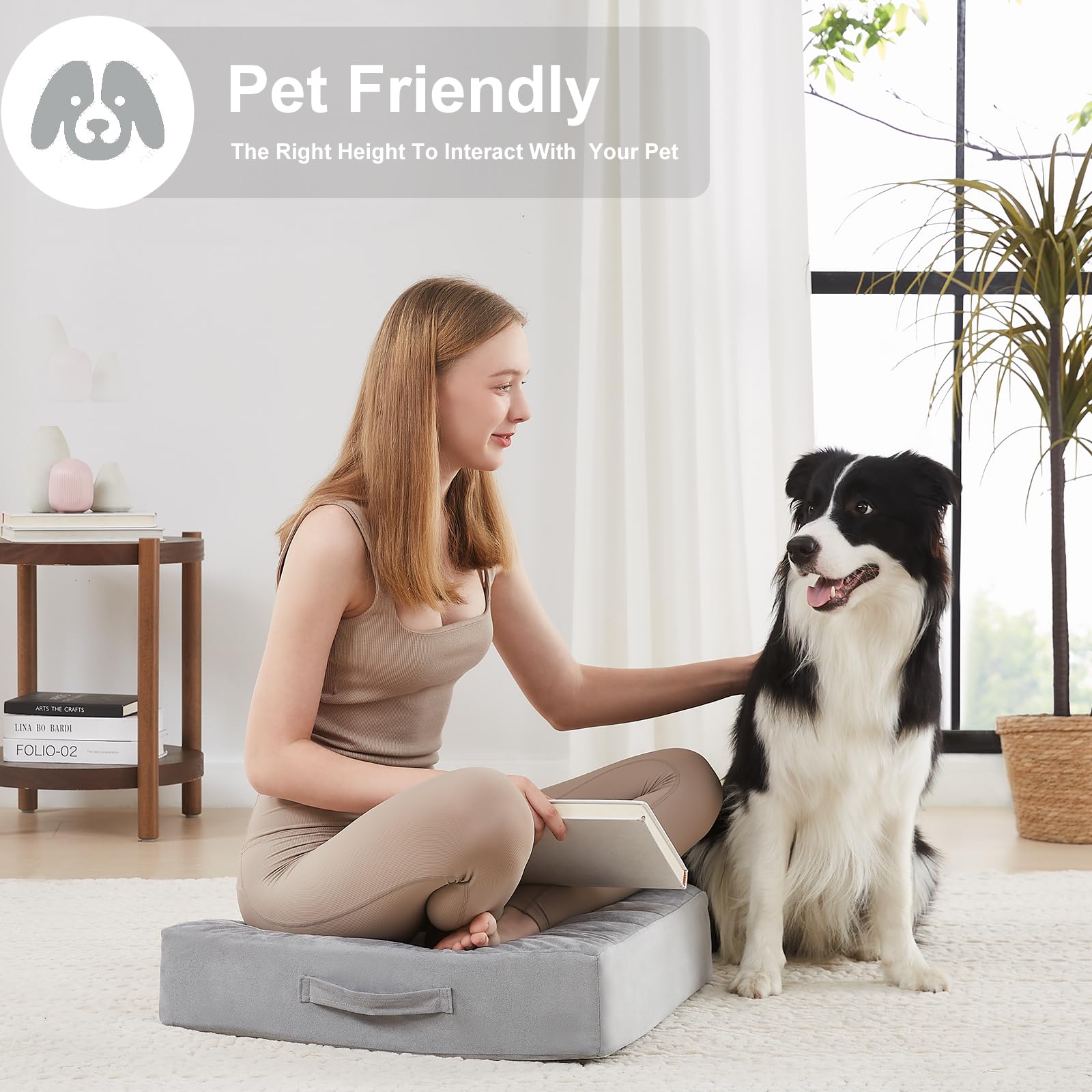 JKMAX coussin utilisé en méditation apporte soutien confortable